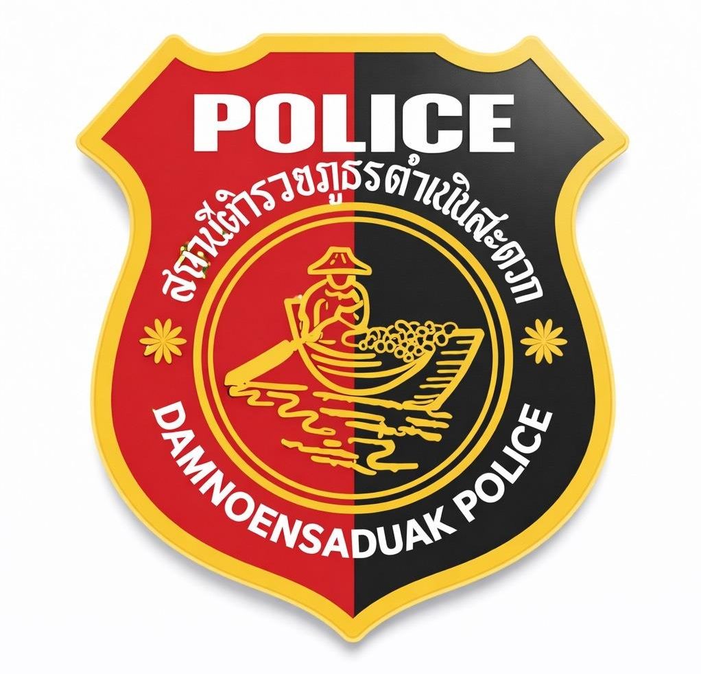 สถานีตำรวจภูธรดำเนินสะดวก logo